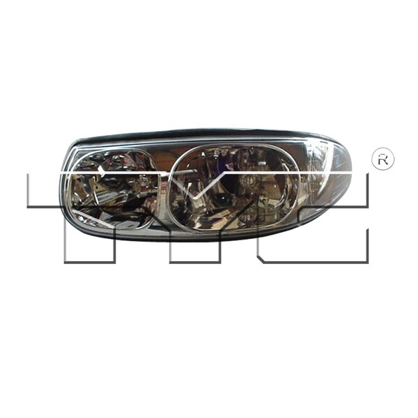 Tyc 00-05 Bk Le Sbr (Fluted Surface/Custom) Head Lamp, 20-5874-90 20-5874-90 - main